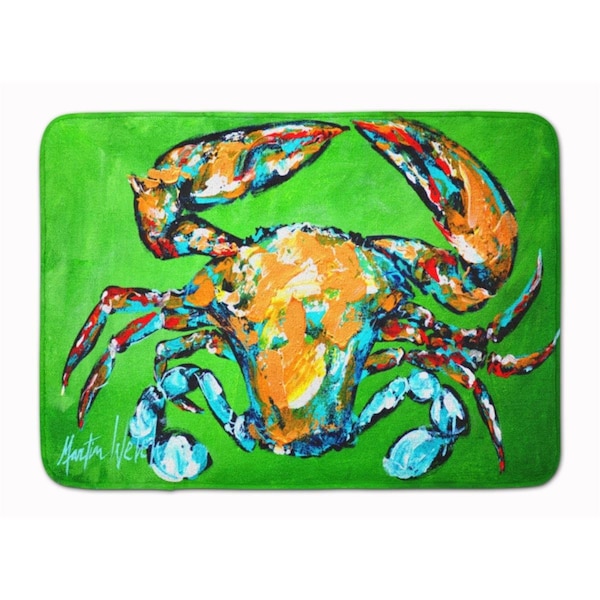 Carolines Treasures Wide Load Crab Machine Washable Memory Foam Mat MW1154RUG - main